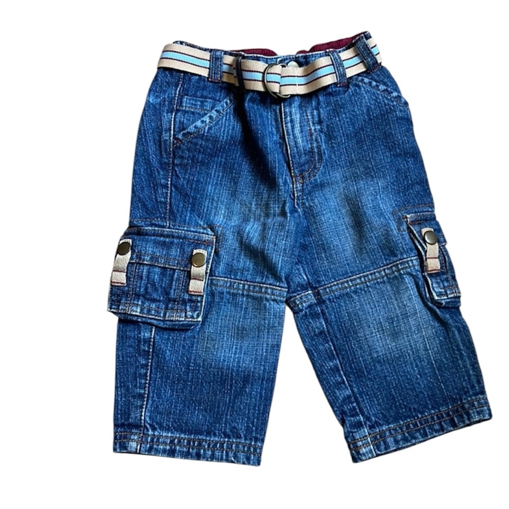 🟢Baby jeans with a belt size 12 months